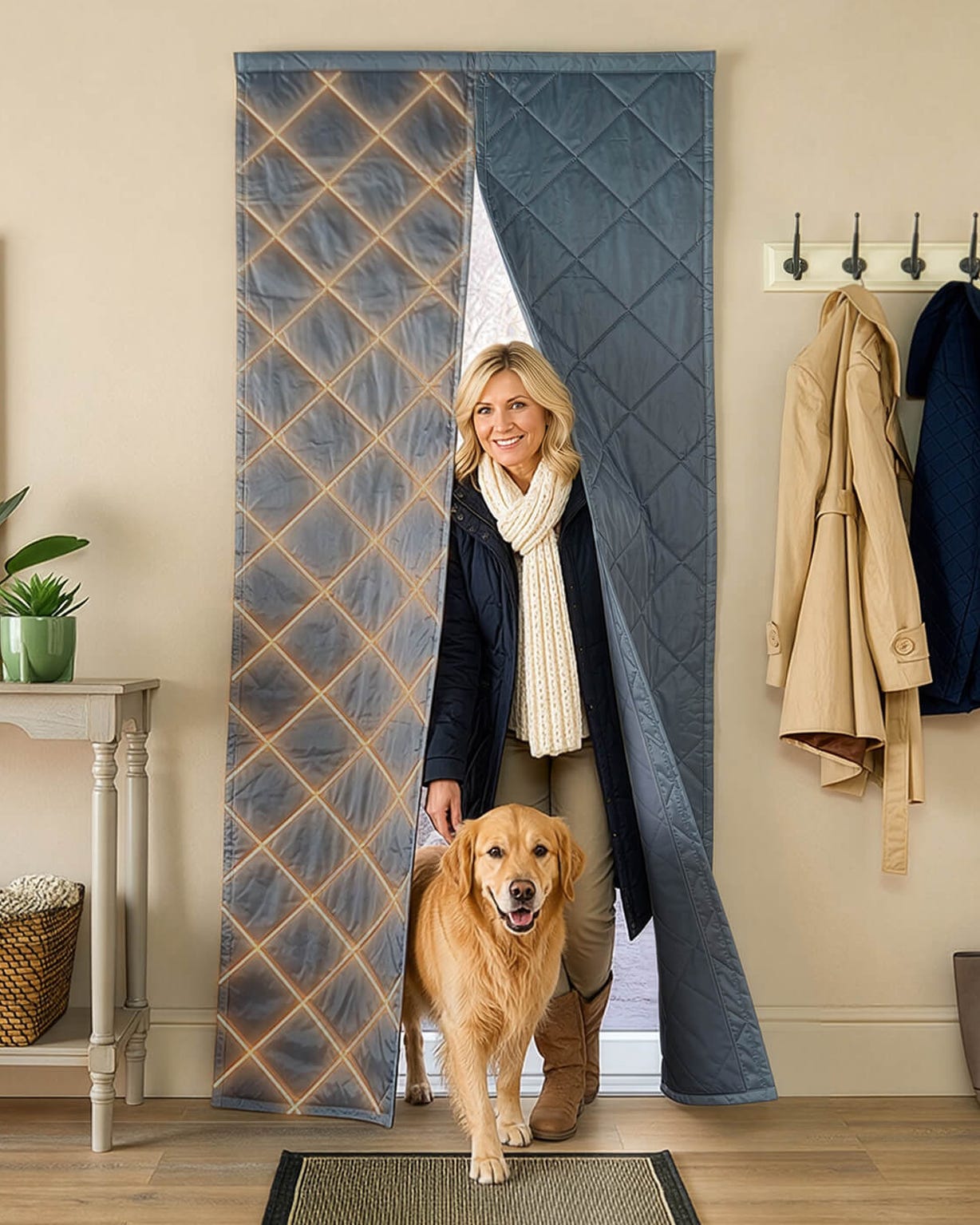Thermal Magnetic Door Curtain 