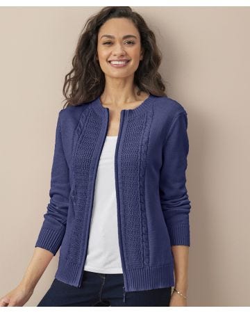 Zip Cardigan