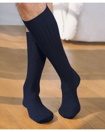 Pack of 2 Knee Length Wool Rich Socks