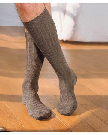Pack of 2 Knee Length Wool Rich Socks