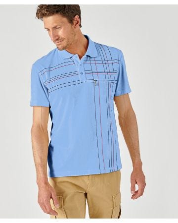 Zip Detail Polo