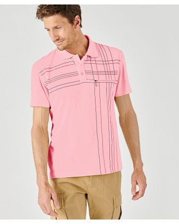 Zip Detail Polo