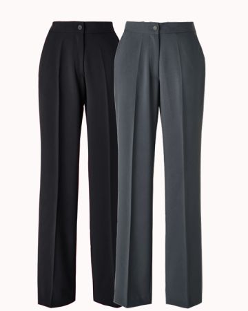 Pack of 2 Tailored Trousers