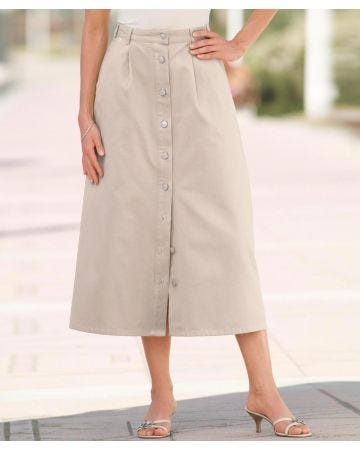 Button-through Skirt