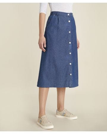 Button-through Skirt