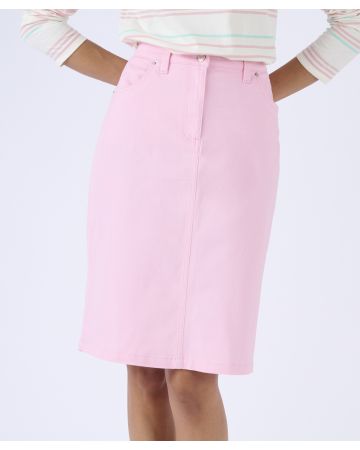 Cotton Stretch Skirt
