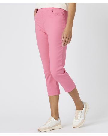 Pull-on Crop Trousers