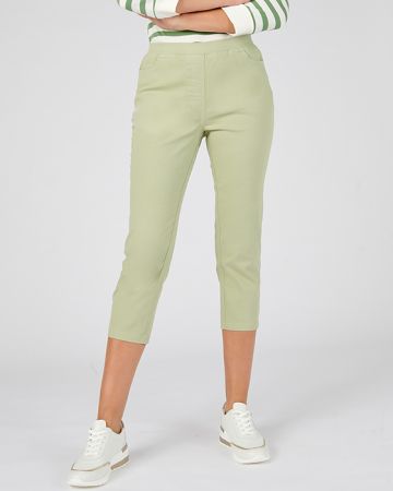 Pull-on Crop Trousers