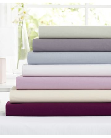 Easy-Care Plain Dye Pillowcases