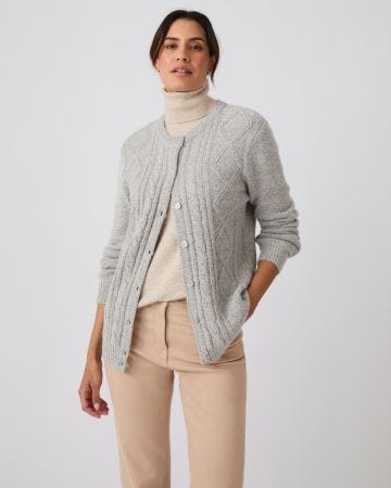 Cable Knit Cardigan