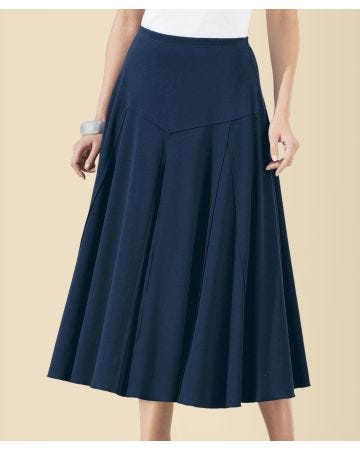 Jersey Panelled Skirt