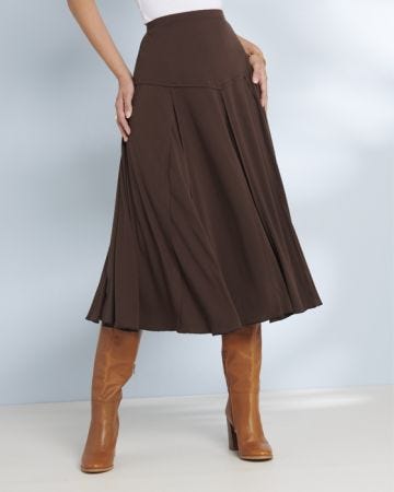 Jersey Panelled Skirt