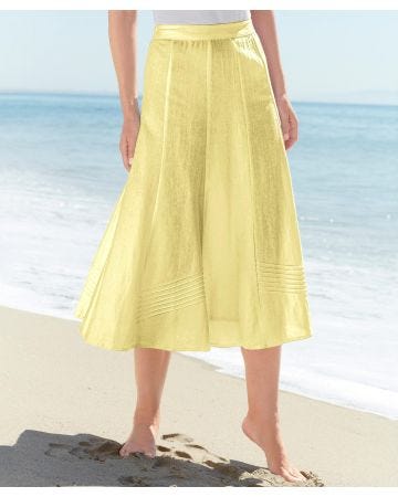 Linen Rich Skirt