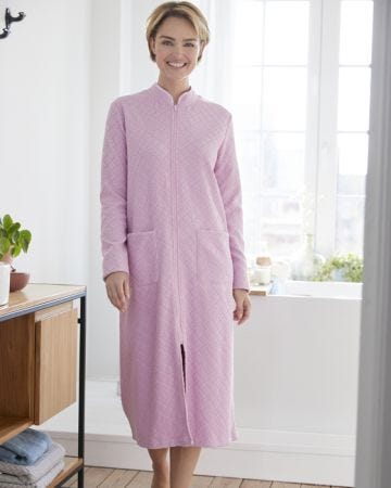 Zip Front Dressing Gown