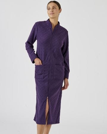 Zip Front Dressing Gown