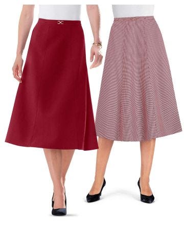 Pack of 2 Panelled Skirts