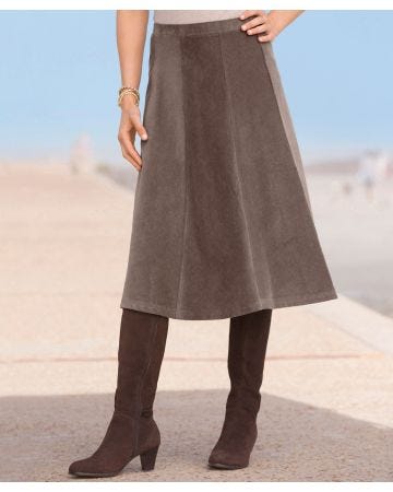 Ladies skirts brown shop