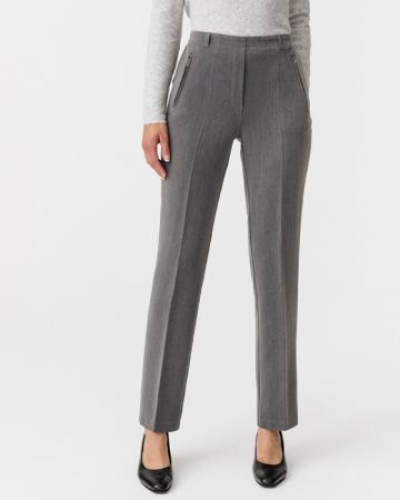 Zip Detail Trousers