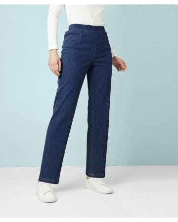 Ladies Pull on Trousers, Elasticated Waist Trousers