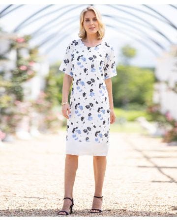 Floral Printed Shift Dress