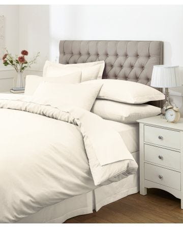 Easy-care Plain Dye Duvet Cover