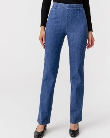 Pull-on Jean Trousers