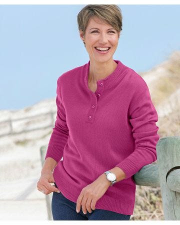 Button-neck Jumper