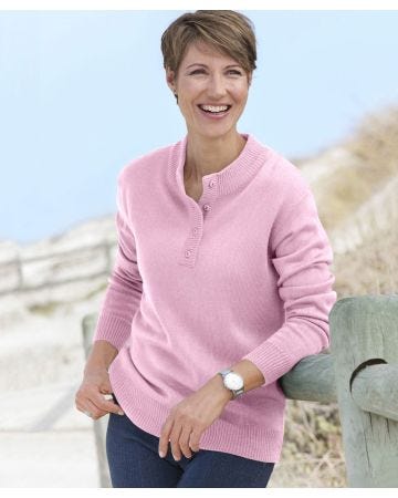 Button-neck Jumper