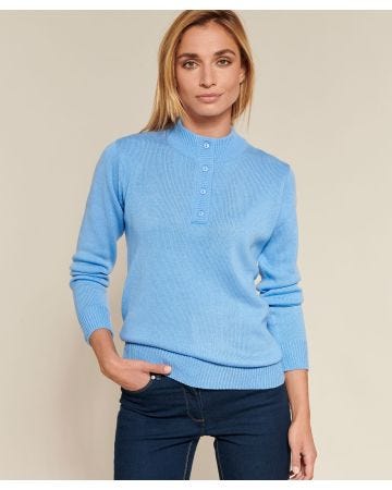 Button-neck Jumper