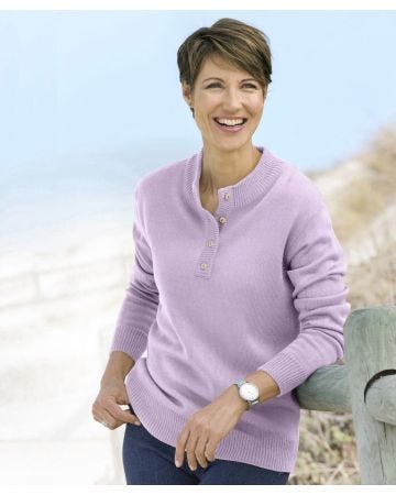 Button-neck Jumper