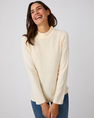 Jumper with Pearls