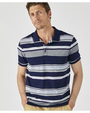 Stripe Polo Shirt