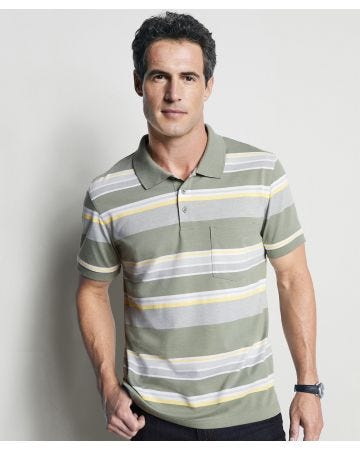 Stripe Polo Shirt