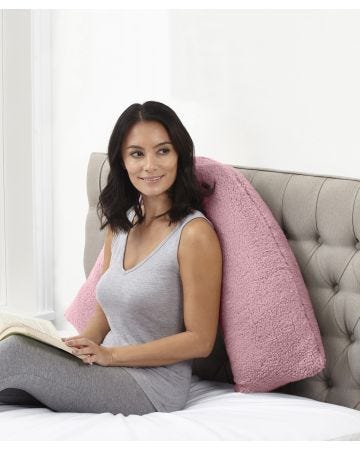 Super soft fleece v-shape pillow