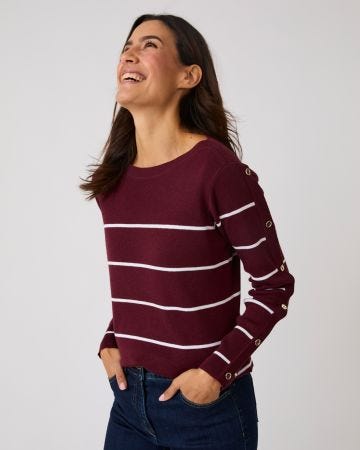 Long Sleeved Striped Jumper