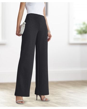 Secret Stretch Ponte Wide-leg Trousers