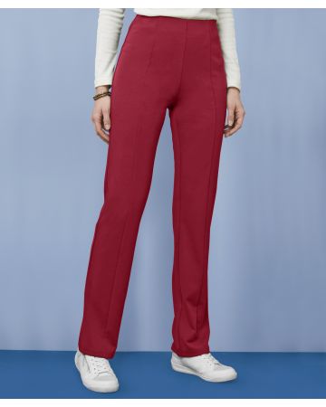 Secret Stretch Ponte Straight-Leg Trousers