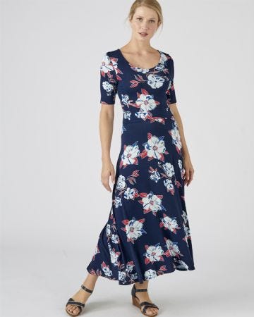 Floral Flared Dress