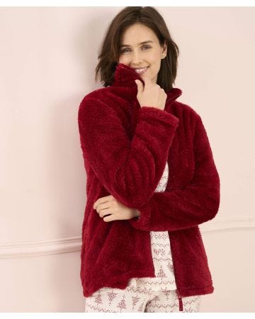 Thermolactyl Thermal Short Teddy Fleece Dressing Gown