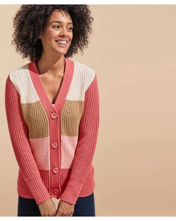 Colourblock Cardigan