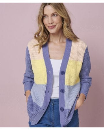 Colourblock Cardigan