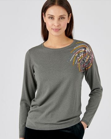 Sequin Detail Jumper