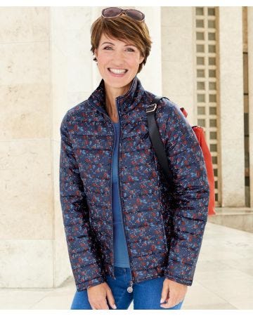 Print Padded Parka