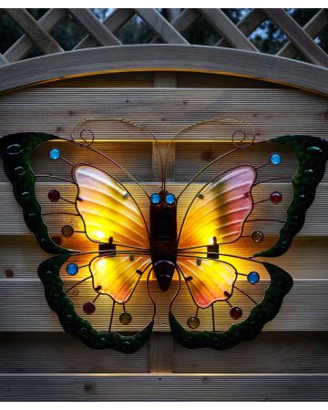 Wall Mounted Butterfly Solar Light