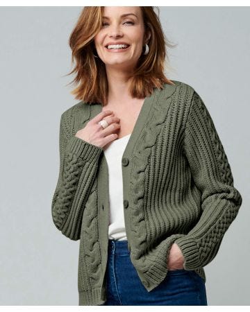 Cable Knit Cardigan