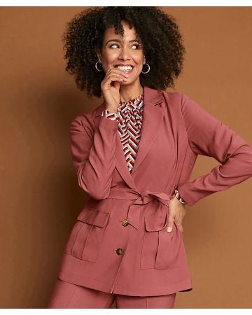 Belted Safari Jacket