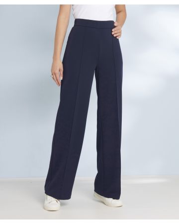 Secret Stretch Wide-Leg Comfort Fit Trousers
