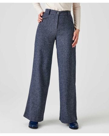 Wool Blend Trousers