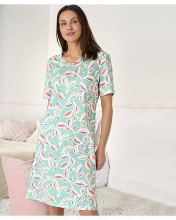 V Neck Cotton Nightdress
