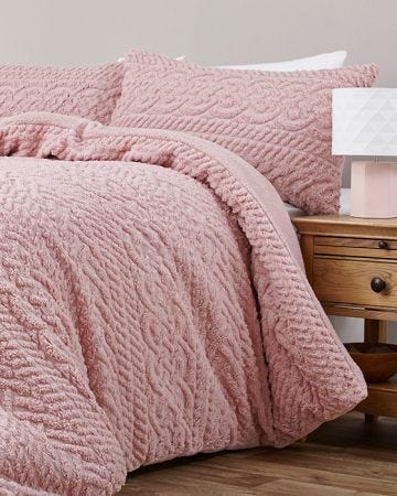 Pinsonic Fleece Duvet Set